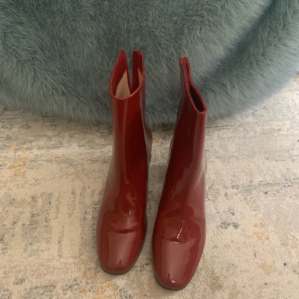 J Crew Elegant Red Women's Boots
